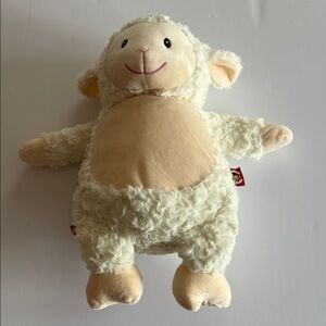 Adorable Cream Stuffed Lamb Toy